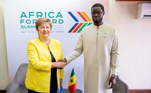Diomaye Faye et Kristalina Georgieva évoquent les solutions à la dette du Sénégal