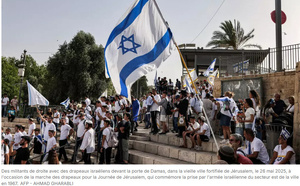 À Jérusalem, la «marche des drapeaux» se tient dans un contexte d'expansion israélienne