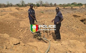 Kidira : la Police démantèle un site d’orpaillage clandestin sur la Falémé