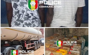 La police saisit plus de 1 000 litres de gasoil dans un dépôt clandestin à Touba