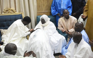 Touba : Bassirou Diomaye Faye présente ses condoléances au khalife général des mourides après le décès de Serigne Cheikh Saliou Mbacké