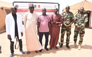 SANTÉ  :  VISITE DES AUTORITES ET DEMARRAGE DES CONSULTATIONS A L’HOPITAL MILITAIRE DE CAMPAGNE DE MBANE