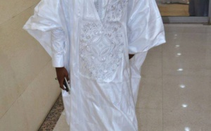 Birane Ndour en boubou traditionnel