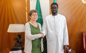 Palais de la République : Diomaye Faye échange avec la présidente de la BERD