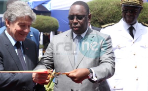 En images, l'inauguration du Centre Numérique de Services Atos pour l’Afrique de l’Ouest par le président de la République