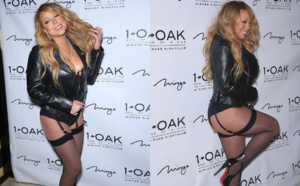 Mariah Carey débarque dans une boîte de nuit en porte-jarre­telles