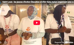 Saint-Louis : les jeunes d'Action Éducation et d'Arr Sunu Aalam organisent une caravane pour la diversité écologique