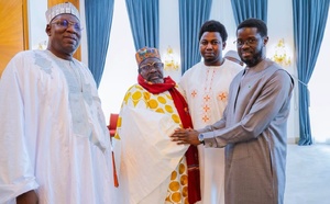 Bassirou Diomaye Faye reçoit l’Imam Ratib de la Grande Mosquée de Médina Baye
