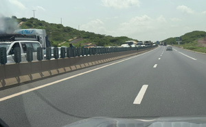 Trafic : Accident sur l’autoroute à péage à hauteur de Toglou
