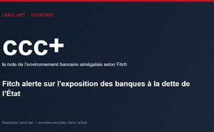 Banques sénégalaises : Fitch alerte sur leur exposition à la dette de l'État
