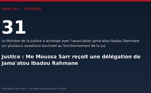 Justice : Me Moussa Sarr reçoit une délégation de Jama'atou Ibadou Rahmane