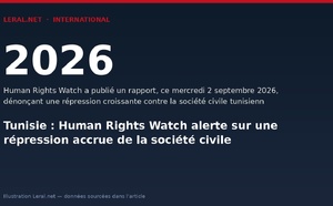 Tunisie : Human Rights Watch alerte sur une répression accrue de la société civile