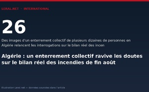 Algérie : un enterrement collectif ravive les doutes sur le bilan réel des incendies de fin août