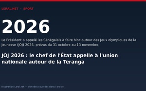 JOJ 2026 : le chef de l'État appelle à l'union nationale autour de la Teranga