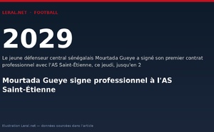 Mourtada Gueye signe professionnel à l'AS Saint-Étienne