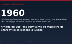 Afrique du Sud: des survivants du massacre de Sharpeville saisissent la justice