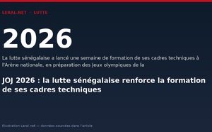 JOJ 2026 : la lutte sénégalaise renforce la formation de ses cadres techniques