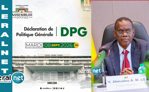 Assemblée nationale : Le Premier ministre présente sa Déclaration de Politique Générale le 8 septembre