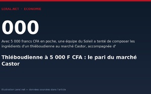 Thiéboudienne à 5 000 F CFA : le pari du marché Castor