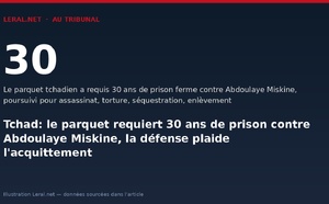 Tchad: le parquet requiert 30 ans de prison contre Abdoulaye Miskine, la défense plaide l'acquittement