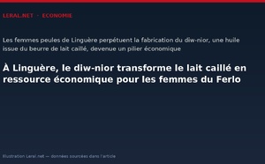 À Linguère, le diw-nior transforme le lait caillé en ressource économique pour les femmes du Ferlo