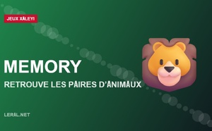 Memory des animaux : retrouve les paires