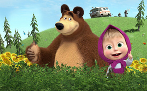Masha et Michka en français
