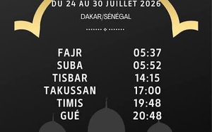 Vingt minutes d’écart entre Dakar et Kédougou : la géographie des heures de prière