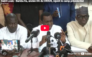 Saint-Louis : Bamba Ka, ancien DG du CROUS, rejoint le camp présidentiel