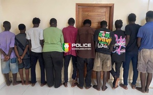 Kankourang à Mbour: dix individus arrêtés, des machettes et du chanvre indien saisis