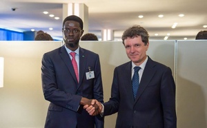 Diplomatie et coopération bilatérale : Bassirou Diomaye Faye s'entretient avec le Président roumain Nicușor Dan en marge de l'AGNU 81