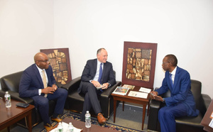 New York : Cheikh Niang reçoit le président de Boeing Global en marge de l'Assemblée générale de l'ONU
