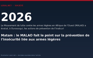 Matam : le MALAO fait le point sur la prévention de l’insécurité liée aux armes légères