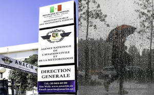 Fortes pluies et vents violents : l’Anacim appelle les populations à la prudence