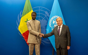 New York : Diomaye Faye et António Guterres évoquent la paix et les enjeux mondiaux