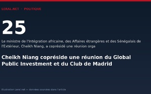 Cheikh Niang copréside une réunion du Global Public Investment et du Club de Madrid