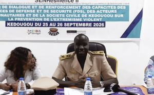 Kédougou: une session d'échanges sur la prévention de l'extrémisme violent lancée avec les forces de défense et de sécurité