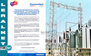 Dakar : Senelec annonce des travaux de basculement du nouveau poste de Bel Air et de possibles perturbations du réseau