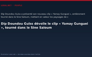 Dip Doundou Guiss dévoile le clip « Yamay Gunguei », tourné dans le Sine Saloum
