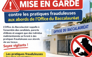 Le ministère de l'Enseignement supérieur alerte sur des pratiques frauduleuses autour de l'Office du Baccalauréat
