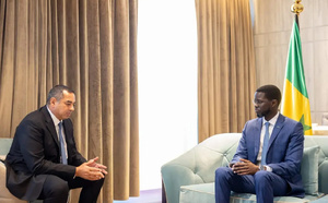 Bassirou Diomaye Faye échange avec la Banque nationale d'Égypte et le groupe Infinity à El-Alamein