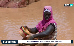 Kédougou : Fatoumata Keita, orpailleuse à Tomboronkoto, brave les dangers des galeries pour nourrir sa famille