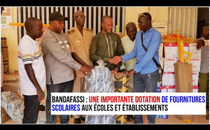 Kédougou : le Conseil municipal de Bandafassi dote les écoles de fournitures scolaires