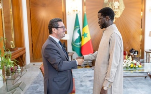 Bassirou Diomaye Faye reçoit le président de MSC pour renforcer la coopération maritime