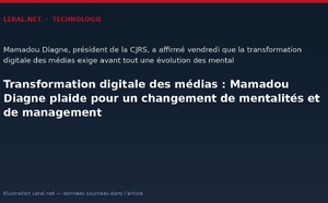 Transformation digitale des médias : Mamadou Diagne plaide pour un changement de mentalités et de management