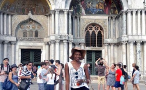 Les photos de vacances de Khady Bâ à Venise !