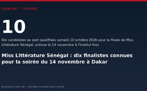 Miss Littérature Sénégal : dix finalistes connues pour la soirée du 14 novembre à Dakar