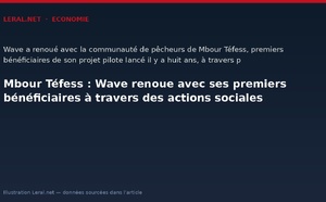 Mbour Téfess : Wave renoue avec ses premiers bénéficiaires à travers des actions sociales