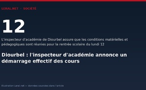 Diourbel : l'inspecteur d'académie annonce un démarrage effectif des cours