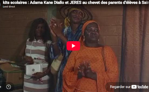 Distribution de kits scolaires : Adama Kane Diallo et JERES au chevet des parents d’élèves à Saint-Louis